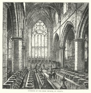 Interieur van de Hoge Kerk, St Giles