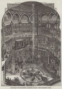 Interieur van de Panopticon, Leicester-Square door English School