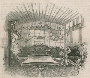 Interieur van de Koninklijke spoorwegwagon door English School