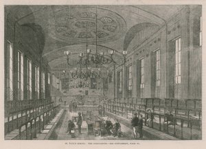Interieur van het klaslokaal in St. Pauls School