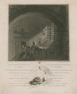 Interieur van Coldbath Fields Prison door English School