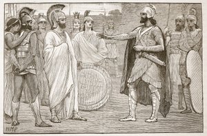 Ontmoeting tussen Agesilaus en Pharnabazus