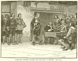 Ontmoeting tussen Charles en de Graaf van Denbigh door English School