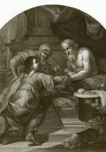 Isaak zegent Jakob