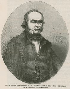 Isambard Kingdom Brunel, ontwerper van het Leviathan stoomschip door English School