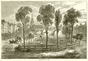 Islington in 1780 door English School