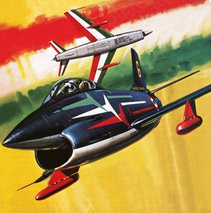 Italiaans aerobatisch team door English School