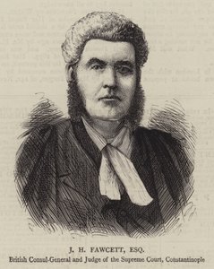 J H Fawcett, Esquire door English School