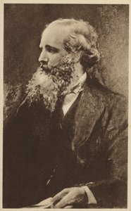 James Clerk Maxwell (1831-1879), Schots theoretisch natuurkundige (litho)