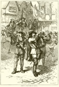 James II uitgeroepen in Boston