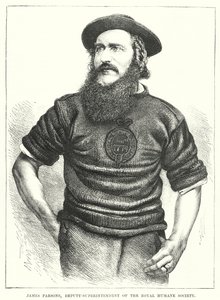James Parsons, Adjunct-Superintendent van de Royal Humane Society door English School