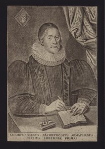 James Ussher, Ierse protestantse geestelijke (gravure) door English School