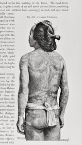 Getatoeëerde Japanse man