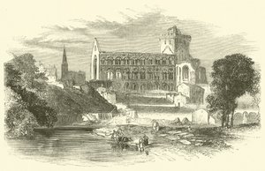 Jedburgh Abdij door English School