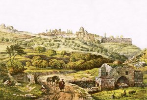 Jeruzalem vanaf Job