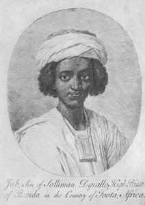 Job, Zoon van Solliman Dgiallo, Hogepriester van Bonda in het Land van Foota, Afrika, ca.1750 (ets en gravure) door English School