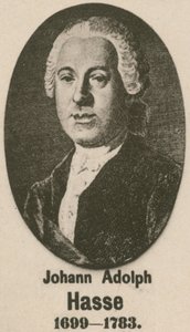 Johann Adolph Hasse (gravure) door English School
