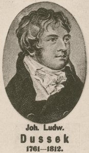 Johann Ludwig Dussek door English School