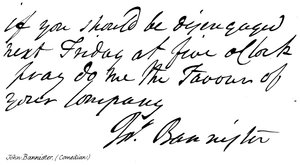 John Bannister door English School