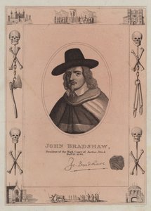 John Bradshaw, President van het Hooggerechtshof, stierf op 22 november 1695