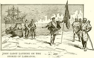 John Cabot landt aan de kust van Labrador door English School