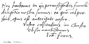 John Foxe (Hervormer) door English School