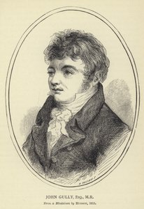 John Gully, Esquire, MR, naar een miniatuur van Hudson, 1815 door English School