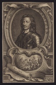John Hampden, Engelse parlementariër en soldaat (gravure)