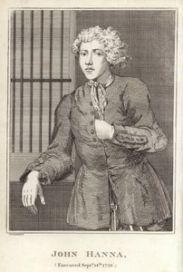 John Hanna, geëxecuteerd 14 september 1739 door English School