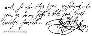 John Howard, Hertog van Norfolk door English School