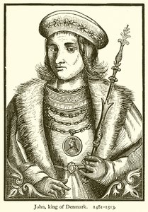 Jan, Koning van Denemarken. 1481-1513 door English School