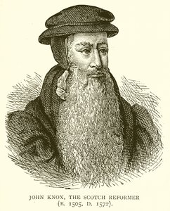 John Knox, de Schotse hervormer (geb. 1505, gest. 1572) door English School