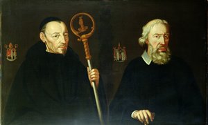 John Placid (1599-1681) en zijn broer Sir Thomas Gascoigne, 2e Baronet (ca. 1593-1686) door English School