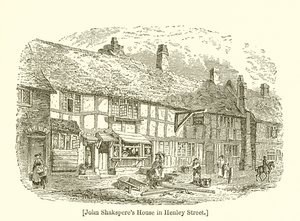Huis van John Shakespeare in Henley Street