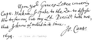 John Tillotson door English School