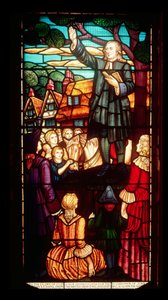 John Wesley (1703-91) Predikt de Evangeliën in Engeland, c.1890 door English School