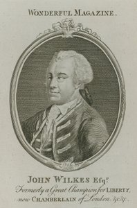 John Wilkes, voorheen een groot kampioen van vrijheid, nu Kamerheer van Londen door English School