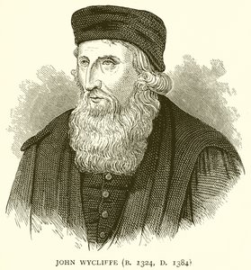 John Wycliffe (geb. 1324, gest. 1384) door English School