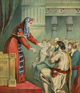 Jozef ontvangt zijn broers in Egypte door English School