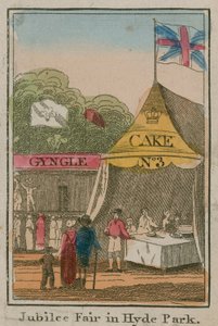 Jubileumkermis in Hyde Park, 1814 door English School