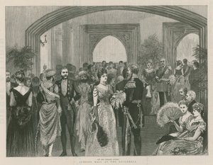 Jubileumbal in de Guildhall, Londen door English School