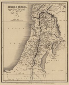 Juda en Israël, illustratie bij de boeken van Koningen (gravure) door English School