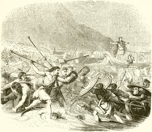 Julius Caesars invasie van Brittannië door English School