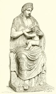 Juno die Hercules voedt (standbeeld in het Vaticaan) door English School