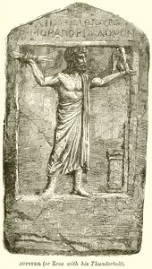 Jupiter (of Zeus met zijn Bliksemschicht) door English School