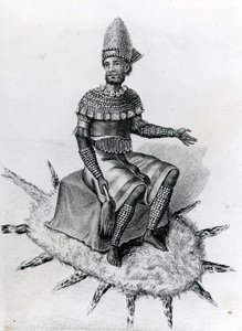 Kazembe, of Koning van Lunda, ten zuiden van het Mweru-meer door English School