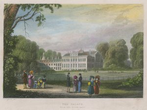 Kensington Palace, Londen, vanuit het zuidoosten door English School