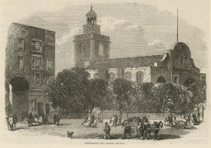 Oude parochiekerk van Kensington door English School