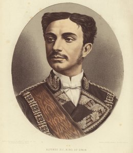 Koning Alfonso XII van Spanje door English School