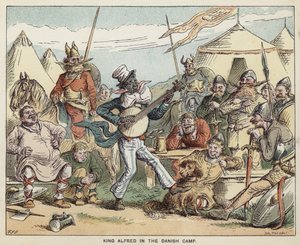 Koning Alfred in het Deense kamp